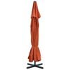 vidaXL Garden Parasol with Portable Base Terracotta