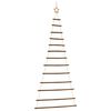 vidaXL&nbsp;Hanging Christmas Tree with Top Star 86x180 cm Natural Branch