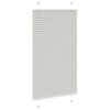 vidaXL Pleated Blind Light Grey 80x150 cm Fabric Width 79.4 cm Polyester