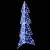 vidaXL Christmas Tree with 100 LEDs Cold White 120 cm Acrylic