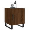 vidaXL Bedside Cabinet Brown Oak 40x40x50 cm Engineered Wood