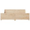 vidaXL Bed Frame without Mattress 200x200 cm Solid Wood Pine