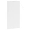 vidaXL Window Blind with Curtains Manual White Aluminium