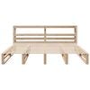 vidaXL Bed Frame without Mattress 200x200 cm Solid Wood Pine