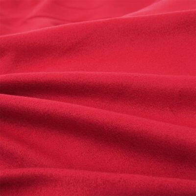 vidaXL Bed Sheets 2 pcs Polyester Fleece 100x200 cm Burgundy