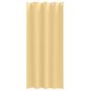 vidaXL Blackout Curtains with Rings 2 pcs Beige 225 x 140 cm Polyester