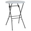 vidaXL Folding Bar Table White 80x110 cm HDPE