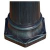 vidaXL Garden Light Post 2-arms 215 cm Dark Green/Black Aluminium
