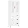 vidaXL Highboard White 69,5x34x180 cm Engineered Wood