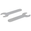 vidaXL Spanner 2 pcs Silver 13 mm Iron
