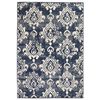 vidaXL Modern Rug Paisley Design 140x200 cm Beige/Blue