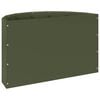vidaXL Planter Olive Green 60 x 30 x 35 cm Steel