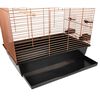 FLAMINGO Budgie Cage Klara 3 54x34x74.5 cm Copper