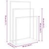 vidaXL Freestanding Towel Rack Black 48x24x79 cm Iron