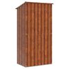 vidaXL Garden Sheds Brown 103 x 74 x 200 cm Metal