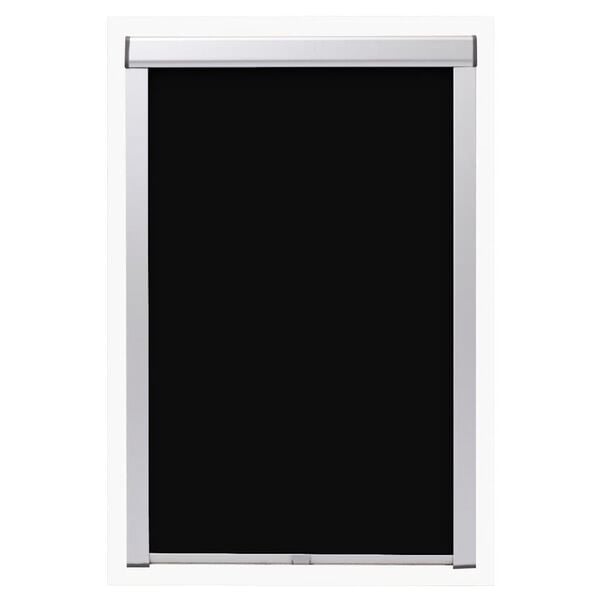 vidaXL Blackout Roller Blinds Black P06/406
