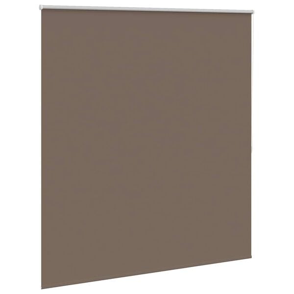vidaXL Roller blind blackout 164.4x175 cm Fabric Width 160 cm coffee