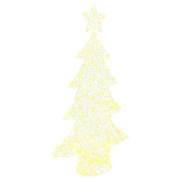 vidaXL Christmas Tree with 160 LEDs Warm white 150 cm Acrylic