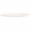vidaXL Table Top Round White &Oslash;90x3 cm Solid Wood Pine