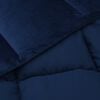 vidaXL Full Year Duvet Quilted Dark Blue 200 x 240 cm Microfiber