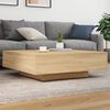 vidaXL Coffee Table Sonoma Oak 100x100x31 cm Engineered Wood