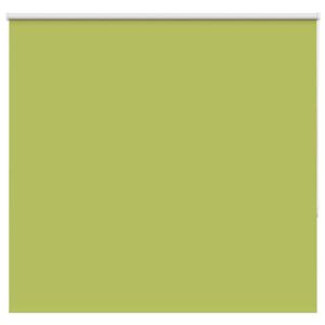 vidaXL Roller Blind Blackout Leaves Green 160x150 cm Fabric Width 156.6 cm Polyester