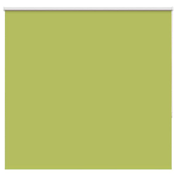 vidaXL Roller Blind Blackout Leaves Green 160x150 cm Fabric Width 156.6 cm Polyester