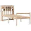 vidaXL Bookcase Bed without Mattress 90x190 cm Single Solid Wood Pine