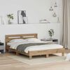 vidaXL Bed Frame Artisan Oak 140 x 200 cm Engineered Wood