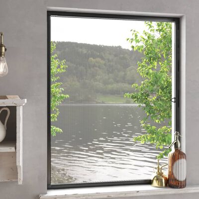 vidaXL Insect Screen for Windows Anthracite 100x120 cm
