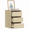 vidaXL Corner Chest of Drawers Sonoma Oak 40x41x58 cm Engineered Wood