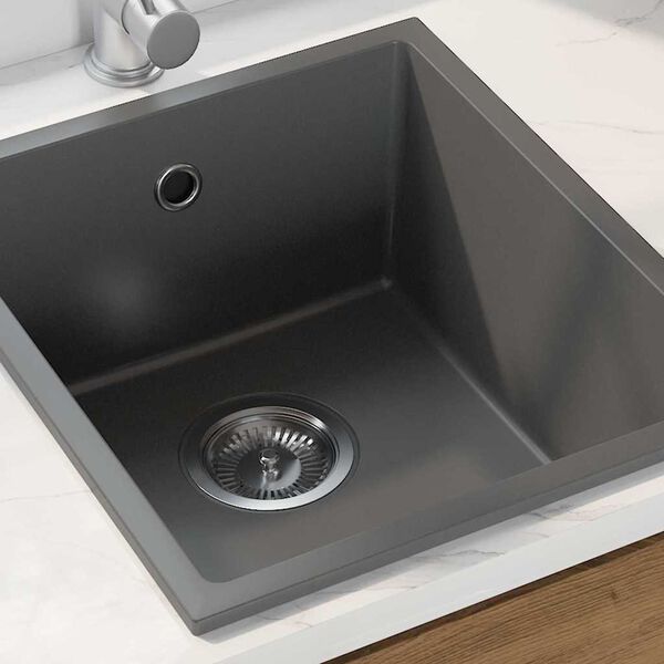 vidaXL Kitchen Sink Grey 38 x 44 x 20 cm Granite