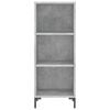 vidaXL Sideboard Concrete Grey 34.5x32.5x90 cm Engineered Wood