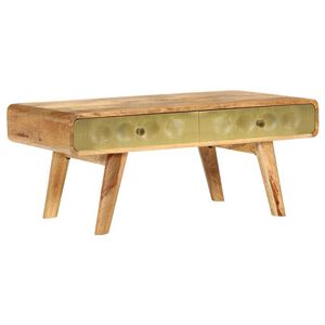 vidaXL Coffee Table Solid Mango Wood 90x50x40 cm