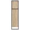vidaXL Book Cabinet Sonoma 60 x 30 x 121 cm Engineered Wood