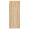 vidaXL Wall Mounted Cabinet Sonoma Oak 34.5x34x90 cm Engineered Wood
