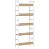 vidaXL 5-Layer Book Shelf Oak 60x27.6x158.5 cm Engineered Wood