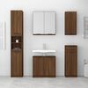 vidaXL Wall-mounted Bathroom Cabinet Brown Oak 32x20x67 cm