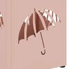 vidaXL Umbrella Stand Pink 15.5 x 15.5 x 49 cm Metal