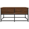 vidaXL Coffee Table Brown Oak 80x80x40 cm Engineered Wood