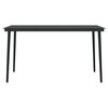vidaXL 5 Piece Garden Dining Set Black