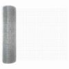 vidaXL Welded Wire Fence Silver 0.6 x 25 m Steel