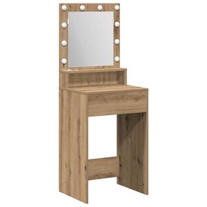 vidaXL Dressing Table Artisan Oak 50 x 41 x 135 cm Engineered Wood