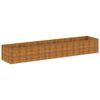 vidaXL Garden Raised Bed 479 x 100 x 69 cm Galvanised Steel