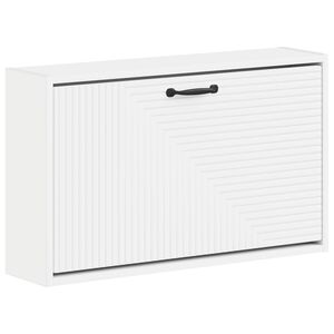 vidaXL Wall-Mounted Shoe Cabinet HAARLEM 71 x 17 x 43 cm White