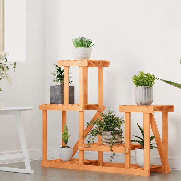 vidaXL Flower Stand 90x25x73.5 cm Solid Wood Fir