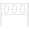 vidaXL Metal Replace Headboard White 100 cm