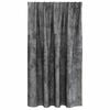 vidaXL Velvet Curtains with Curtains 2 pcs Grey 140 x 140 cm Velvet