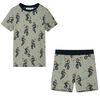 vidaXL Kids' Pyjamas with Short Sleeves Light Khaki 104