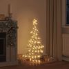 vidaXL Christmas Tree with 120 LEDs Warm white 120 cm PET